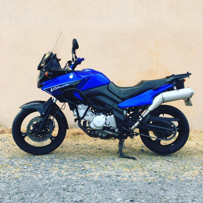 Dl 650 Vstrom 2007 Suzuki bleu
